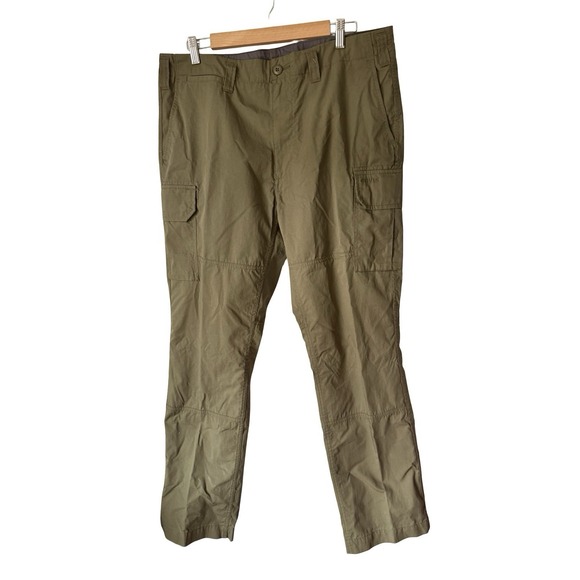 Orvis Other - Orvis Tech Cargo Pants Mens Sz 36WX32 Olive Green Nylon Stretch Hiking Outdoors